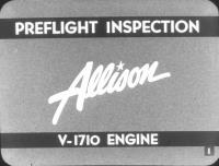 Preflight Inspection for Allison V-1710 