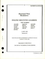 Illustrated Parts Breakdown for Engine Mounted Gearbox - E-1B and S-2D