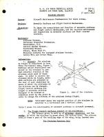 Training Project, Moveable Surfaces and Flight Control Mechanisms