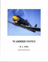 Warbird Notes