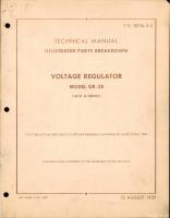 Illustrated Parts Breakdown for Voltage Regulator - Model GR-28