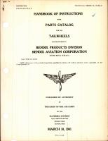Handbook of Instructions with Parts Catalog for Tailwheels