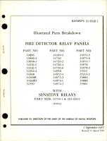 Illustrated Parts Breakdown for Fire Detector Relay Panels with Sensitive Relays