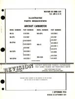 Illustrated Parts Breakdown for Aircraft Carburetor Model No. MA Part No. A10