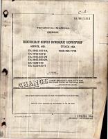 Overhaul Instructions for Electrically Driven Hydraulic Motorpump - Change No. 3 