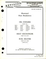 Illustrated Parts Breakdown for Oil Coolers, Heat Exchanger, and Fuel Heater