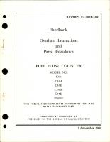 Overhaul Instructions with Parts Breakdown for Fuel Flow Counter - Models C55, C55A, C55B, C55B1 and C55D