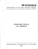 Operator's Manual for U-6A