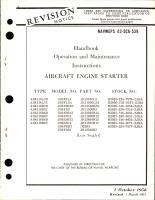 Operation  and Maintenance Instructions for Engine Starter