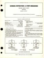  Overhaul Instructions with Parts Breakdown for Rotary Plate Valve 1006420 