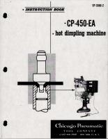 Instruction Book for Hot Dimpling Machine - CP-450-EA 