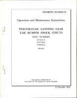 Operation and Maintenance Instructions for Pneudraulic Landing Gear Tail Bumper Shock Struts 