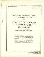 Handbook of Instructions with Parts Catalog for Directional Gyro Indicators