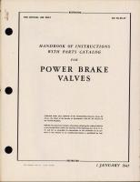 Handbook Of Instructions With Parts Catalog for Power Brake Valves