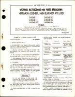 Overhaul Instructions with Parts for Main Gear Door Aft Latch Mechanism Assembly