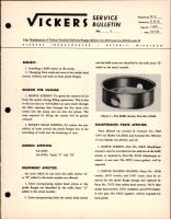 Modification of Vickers Variable Delivery Pumps, Models AA-20203 and AA-20204-L and -H