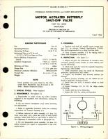 Overhaul Instructions with Parts Breakdown for Motor Actuated Butterfly Shut-Off Valve - Part 109875 