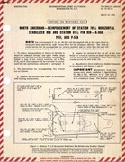 Reinforcement of Station 70 1/2 Horizontal Stabilizer Rib and Station 61 1/2 Fin Rib