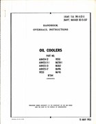 Handbook Overhaul Instructions For Oil Coolers