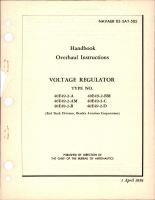 Overhaul Instructions for Voltage Regulators 
