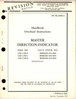 Overhaul Instructions for Master Direction Indicator - Parts 12013-2H-E, 12013-2H-L, and 12013-5B-L1