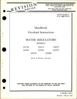 Overhaul Instructions for Water Regulators