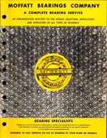 Catalog for Moffatt Bearings Company