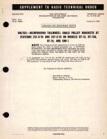 Supplement, Vultee - Reinforcing Tailwheel Cable Pulley Brackets at Stations 251-9, 16 and 267-3, 16 On Models BT-13, BT-13A, BT-15, and SNV-1 