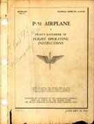 P-51 Airplane Pilots Handbook of Flight Operating Instructions