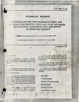 Technical Manual for Processing Piston Type Hydraulic Pumps and Hydraulic Motors - FSC 1650 and 4320 HS