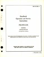 Operation and Service Instructions for Propeller Model AD8664FN-B1 