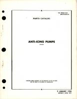 Parts Catalog for Anti-Icing Pumps