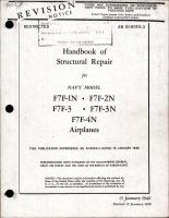 Structural Repair Instructions for F7F-1N, F7F-2N, F7F-3, F7F-3N, and F7F-4N