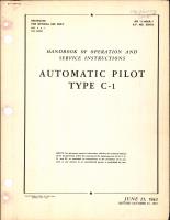 Handbook of Operation and Service Instructions for Automatic Pilot Type C-1