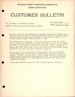 Widgeon - Re-statement of Water Landing Procedure