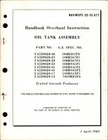 Overhaul Instructions for Oil Tank Assembly