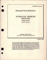 Illustrated Parts Breakdown for Hydraulic Pressure Switches - Series 90000