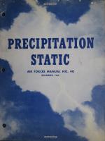 Air Forces Manual No. Forty; Precipitation Static