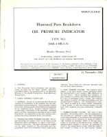 Illustrated Parts Breakdown for Oil Pressure Indicator - Type 26801-A30B-3-A1