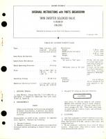 Overhaul Instructions with Parts Breakdown  for Twin Diverter Solenoid Valve Part No. V-14500-04