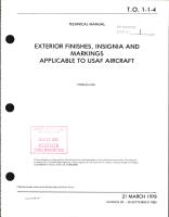 Exterior Finishes, Insignia and Markings for USAF Aircraft - Change - 20