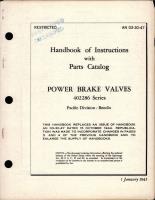 Instructions with Parts Catalog for Power Brake Valves - 402286 Series