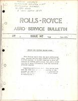 Rolls-Royce Aero Service Bulletin - Merlin and Griffon Engine Types