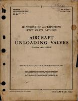 Instructions with Parts Catalog for Aircraft Unloading Valves - Series AA-14500