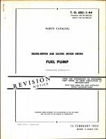 Parts Catalog for Engine-Driven & Electric Motor Driven Thompson Fuel Pump