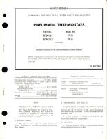 Overhaul Instructions with Parts Breakdown for Pneumatic Thermostats - Parts 107704-150-2 and 107704-275-2