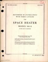 Handbook of Instructions with Parts Catalog for Space Heater Model 901-A