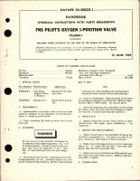 Overhaul Instructions with Parts Breakdown for FNS Pilot's Oxygen 3-Position Valve - F953000-1 
