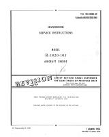 Service Instructions for Model R-1820-103 Engine