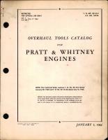 Overhaul Tools Catalog for Pratt & Whitney Engines